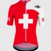 Assos - SUISSE FED Jersey S9 TARGA - Men's - National Red - 2023