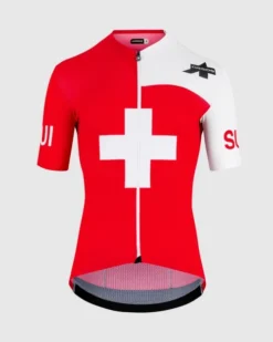 Assos - SUISSE FED Jersey S9 TARGA - Men's - National Red - 2023