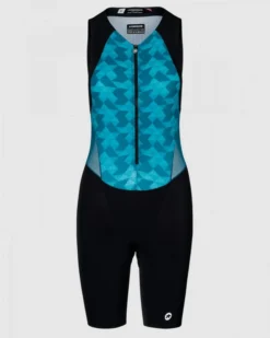 Assos - TRIATOR Women's Sleeveless Speedsuit - Adamant Blue - 2023