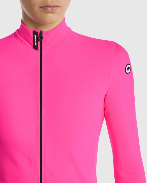 Assos - UMA GT 2/3 Long Sleeve Jersey C2 - Women - Fluo Pink - 2023 - Image 8