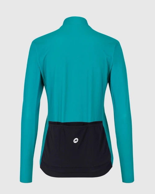 Assos - UMA GT 2/3 Long Sleeve Jersey C2 - Women - Turquoise Green - 2023 - Image 2