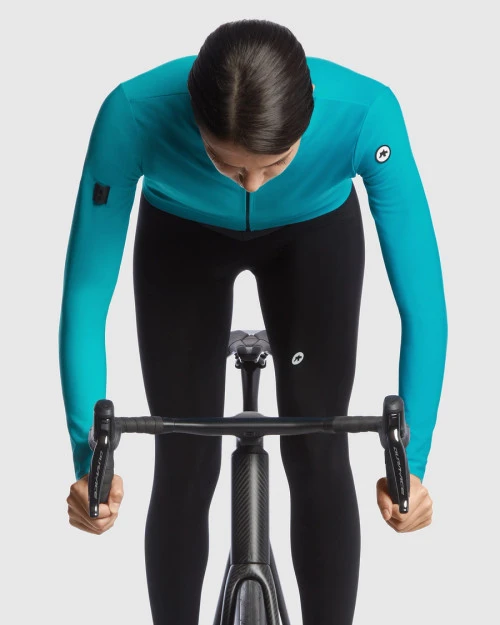 Assos - UMA GT 2/3 Long Sleeve Jersey C2 - Women - Turquoise Green - 2023 - Image 5