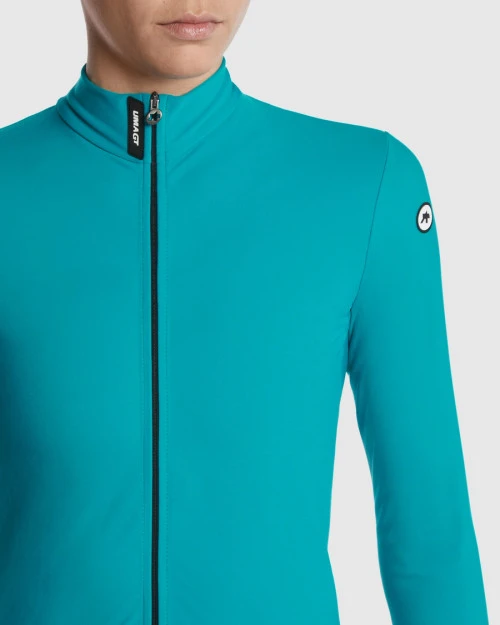 Assos - UMA GT 2/3 Long Sleeve Jersey C2 - Women - Turquoise Green - 2023 - Image 8