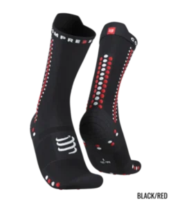 Compressport - Pro Racing Socks V4.0 Bike - Unisex - Black/Red