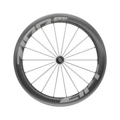 Zipp - 404 Firecrest Carbon Tubeless Rim Brake 700C Front 18Spokes Quick Release Standard Graphic A1: Black 700C