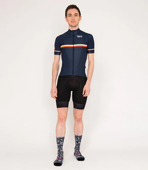 Stolen Goat - Bodyline Short Sleeve Jersey - Men's - Neat Navy - Image 3